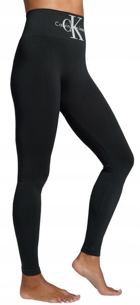 CK CALVIN KLEIN LEGINSY DAMSKIE MICROFIBER BLACK M zdjęcie 6