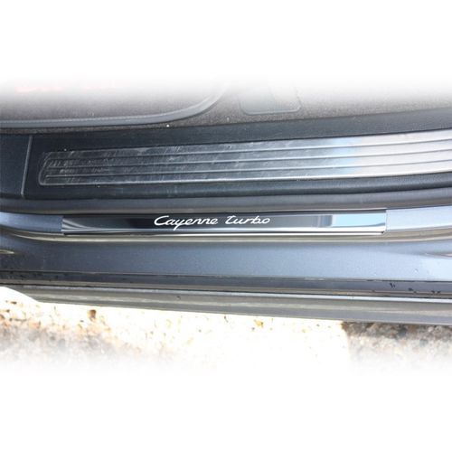 Listwa progowa PORSCHE CAYENNE 957 TURBO S Stal nierdzewna 304 połysk 4szt na Arena.pl