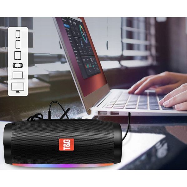 TG-157 Głośnik Bezprzewodowy Bluetooth Boombox Led zdjęcie 4