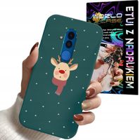 ETUI CASE DO HUAWEI MATE 20 LITE - ŚWIĄTECZNE WZORY RENIFER MIKOŁAJ PREZENT