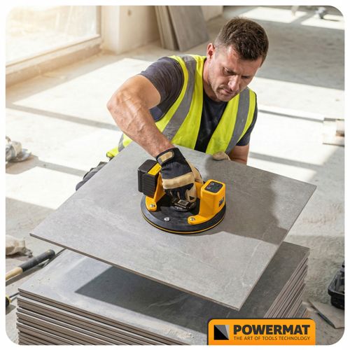 PRZYSSAWKA PRÓŻNIOWA DO PŁYTEK GLAZURY UCHWYT AKUMULATOR LCD 200 KG 200 MM na Arena.pl