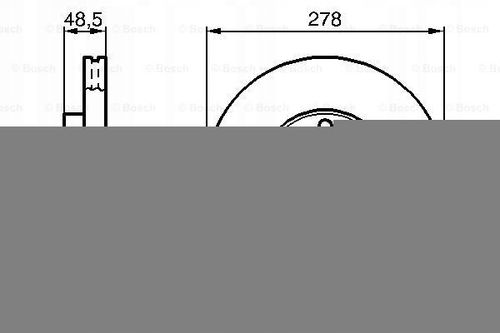 TARCZA HAM PRZOD 278X25 V BOSCH na Arena.pl