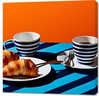 Obraz 90x90cm Croissanty