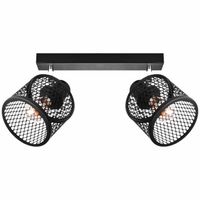 BASKET 2 Lampa sufitowo-ścienna - Industrialna, metalowa, 2xE27