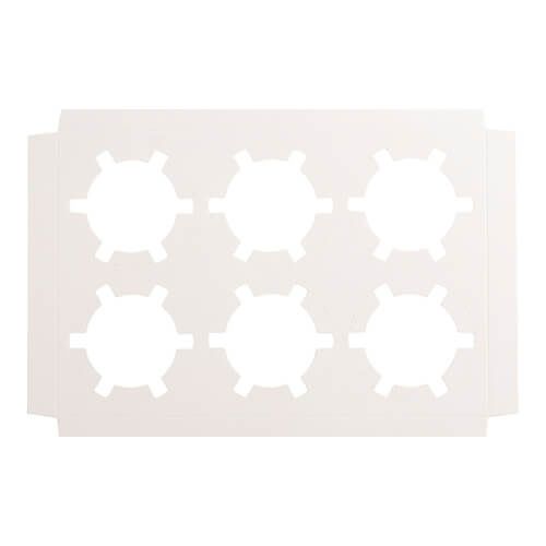 Opakowanie ozdobne z okienkiem na 6 bombek do sublimacji - 23,8 x 15,8 x 7,5 cm na Arena.pl