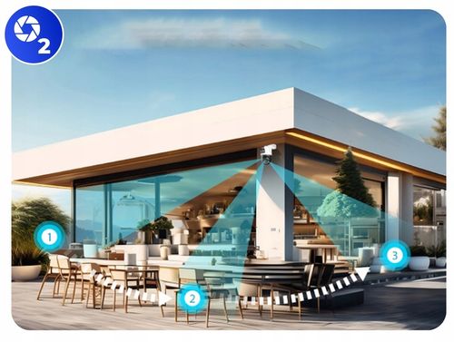 Kamera obrotowa zewnętrzna Dahua IP WiFi - dwa obiektywy (5MPx+5MPx) na Arena.pl