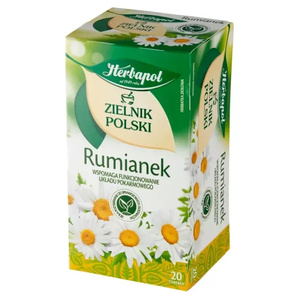 HERBAPOL HERBATA ZIELNIK RUMIANEK 20TB zdjęcie 1