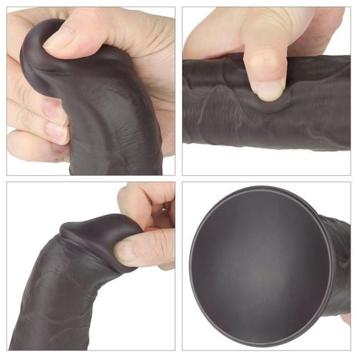 8.0'' dual layered platinum silicone rotator na Arena.pl