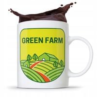 Dla Rolnika Kubek Green Farm Prezent Z Nadrukiem Ze Zdjęciem