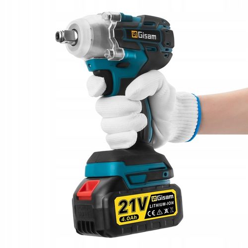 Bezszczotkowy klucz/wkrętarka udarowa 3 w 1 - akumulator, bateria i na Arena.pl