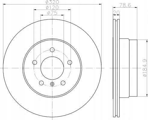 TARCZA HAM TYL 320X20 V DENCKERMANN na Arena.pl