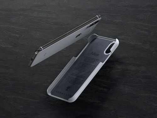 Nordic Elements Original Idun - Etui iPhone Xs / X (Light Grey) na Arena.pl