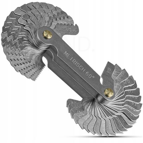 MIERNIK GWINTU GRZEBIEŃ POMIARU SKOKU WZORNIK 52sz na Arena.pl