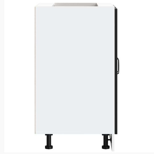 Szafka pod zlewozmywak, Kalmar, czarna, 60x46x81,5 cm na Arena.pl