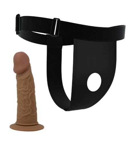 Silikonowy strap-on z miękką główką na Arena.pl