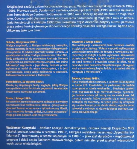 Solidarność w opozycji Dziennik 1993-1997 na Arena.pl