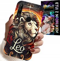 ETUI DO HUAWEI P30 LITE - LEW, ZNAK ZODIAKU ASTRONOMIA, CASE + SZKŁO