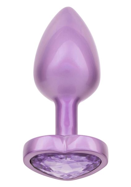 Diamond Heart Plug Small Purple zdjęcie 1