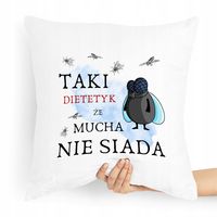 Prezent Poduszka Dla Dietetyka Dietetyczki Prezent Z Nadrukiem Ze Zdjęciem