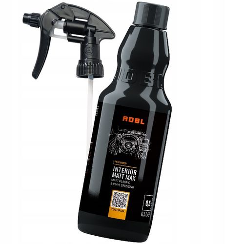 ADBL INTERIOR MATT MAX Dressing Do Kokpitu Odżywia Plasitki Matowy Efekt na Arena.pl