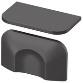 Uchwyt meblowy szary aluminium do szafki szuflady 56 mm 2 szt IKEA BERGHALLA