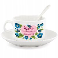 Filiżanka dla mamy PREZENT dla mamy na DZIEŃ matki URODZINY + NADRUK