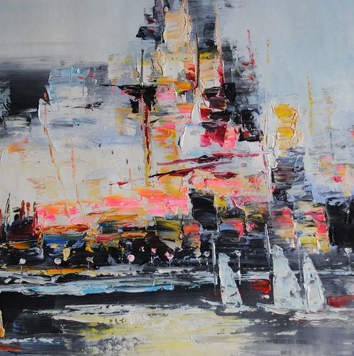 Obraz abstrakcja (90x120cm) na Arena.pl