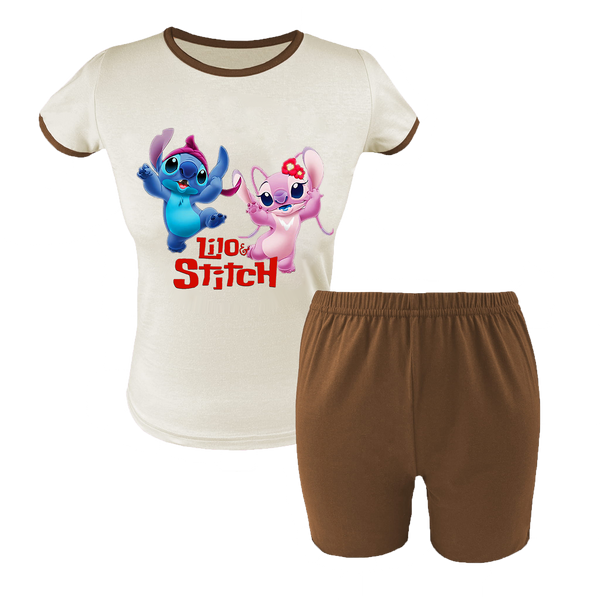 Krótka Piżama dziecięca Lilo i Stich zdjęcie 1