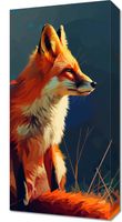 Obraz 30x60cm Spojrzenie Lisicy