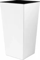 Doniczka wysoka URBI DURS300 z wkładem | Biały, Kształt Kwadratowy, Wymiary 29.5x29.5x55 cm, Kolor Biały, Prosperplast