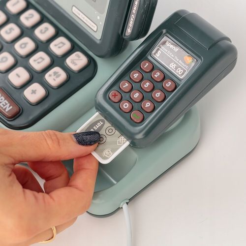 KASA SKLEPOWA DLA DZIECI DUŻY ZESTAW INTERAKTYWNA WYŚWIETLACZ LCD DŹWIĘK na Arena.pl