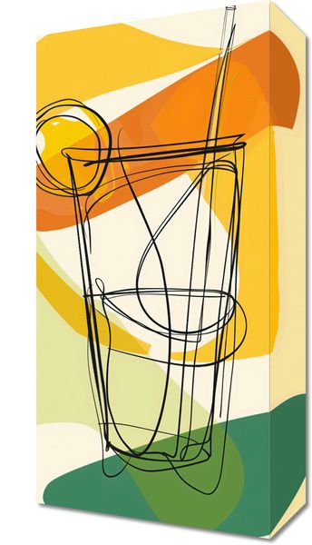 Obraz 20x40cm Koktajl Artystyczny zdjęcie 1