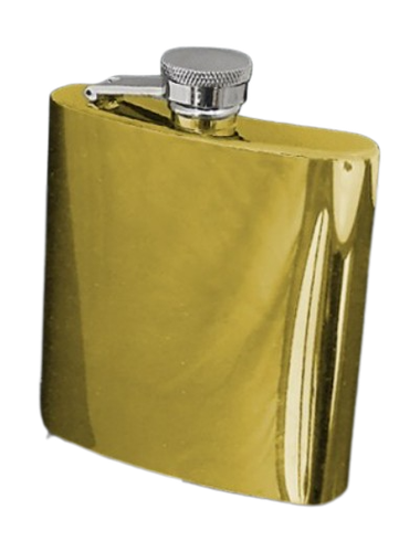 Piersiówka ze Stali Nierdzewnej 6 OZ Złota na Arena.pl