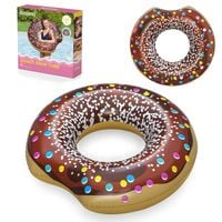 Dmuchane koło plażowe do pływania brązowy Donut 107cm BESTWAY