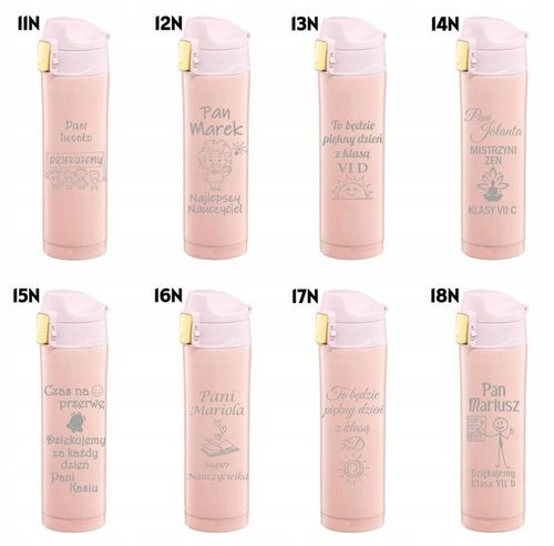 Kubek Termiczny z grawerem 420ml Twój Tekst dla Nauczyciela prezent na Arena.pl