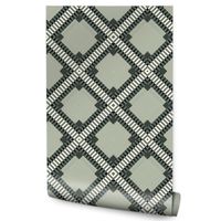 Tapeta Do Przedpokoju Wzór GEOMETRYCZNY Styl Retro