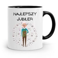 Dla Jubilera Kubek Czarny Najlepszy Jubiler Z Nadrukiem Ze Zdjęciem