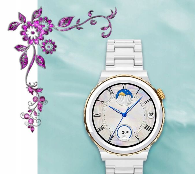 Smartwatch niktrade 206477286 srebrny zdjęcie 4