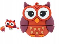 PENDRIVE USB SZYBKI FLASH DRIVE ULTRA PAMIĘĆ ZAWIESZKA PREZENT SOWA 64GB