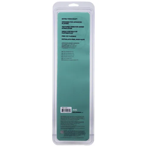 doc johnson big boy 30 cm - anatomiczny model pvc z podstawą, czarny na Arena.pl