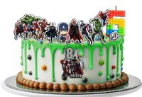 OPŁATEK ZESTAW NA URODZINY AVENGERS MARVEL + IMIĘ