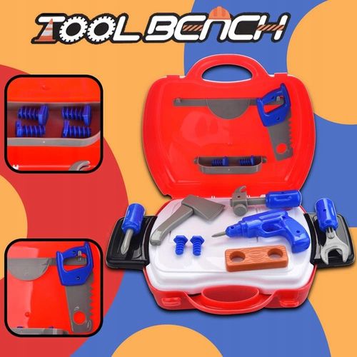 NARZĘDZIA zestaw narzędzi w walizce WARSZTAT narzędzia dla dzieci SUPERCENA na Arena.pl