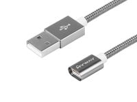 Kabel do ładowania i synchronizacji, w oplocie nylonowym, 120 cm