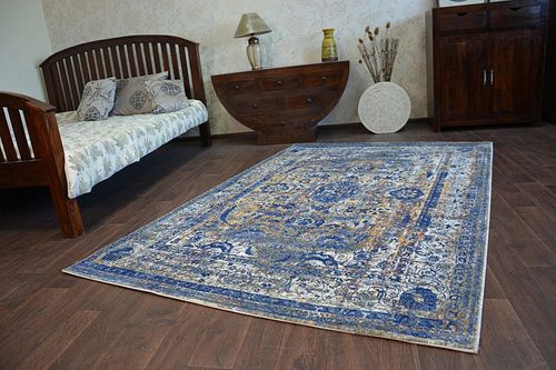 Dywan SAMPLE W2497 white / blue na Arena.pl