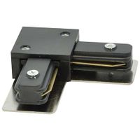 L - ŁĄCZNIK szynoprzewodu 02519 Ideus do szyny natynkowej 1-fazowej 230V czarny