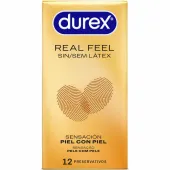 durex realfeel 12 szt. - prezerwatywy bez lateksu, 56 mm