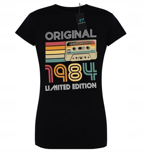 KOSZULKA URODZINOWA DAMSKA URODZINY 30 40 50 LAT DOWOLNY WIEK PREZENT XXL na Arena.pl