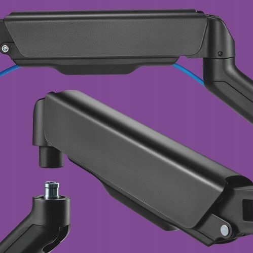 Funkcjonalne Ścienne sprężynowe ramię na dwa monitory SPA-WG112 regulowany na Arena.pl