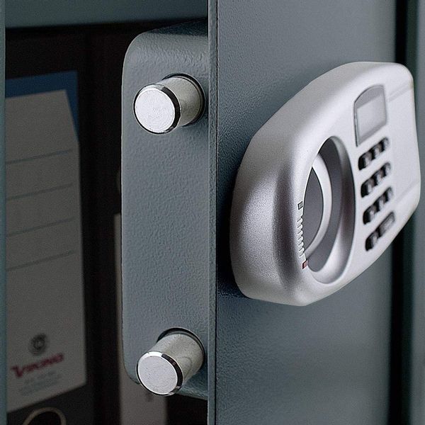 Sejf elektroniczny grafitowy zdjęcie 5