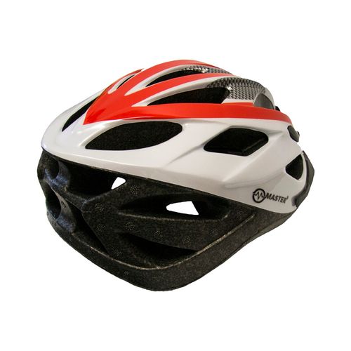 Kask Rowerowy Master Force - M - Czerwono-Biały na Arena.pl